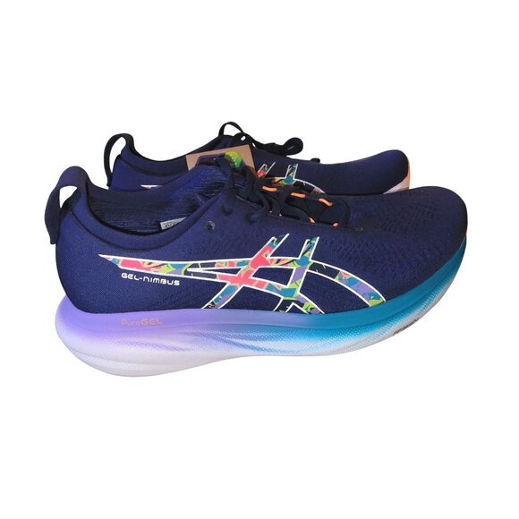 *NEW* ASICS Men\'s Gel-Nimbus 25 Running Shoes 10.5 US Lime Zest Lite Show